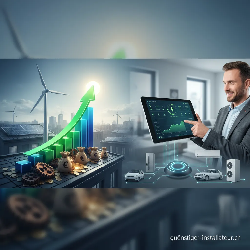 Modernes Energiemanagementsystem zur Visualisierung von Verbrauchsdaten