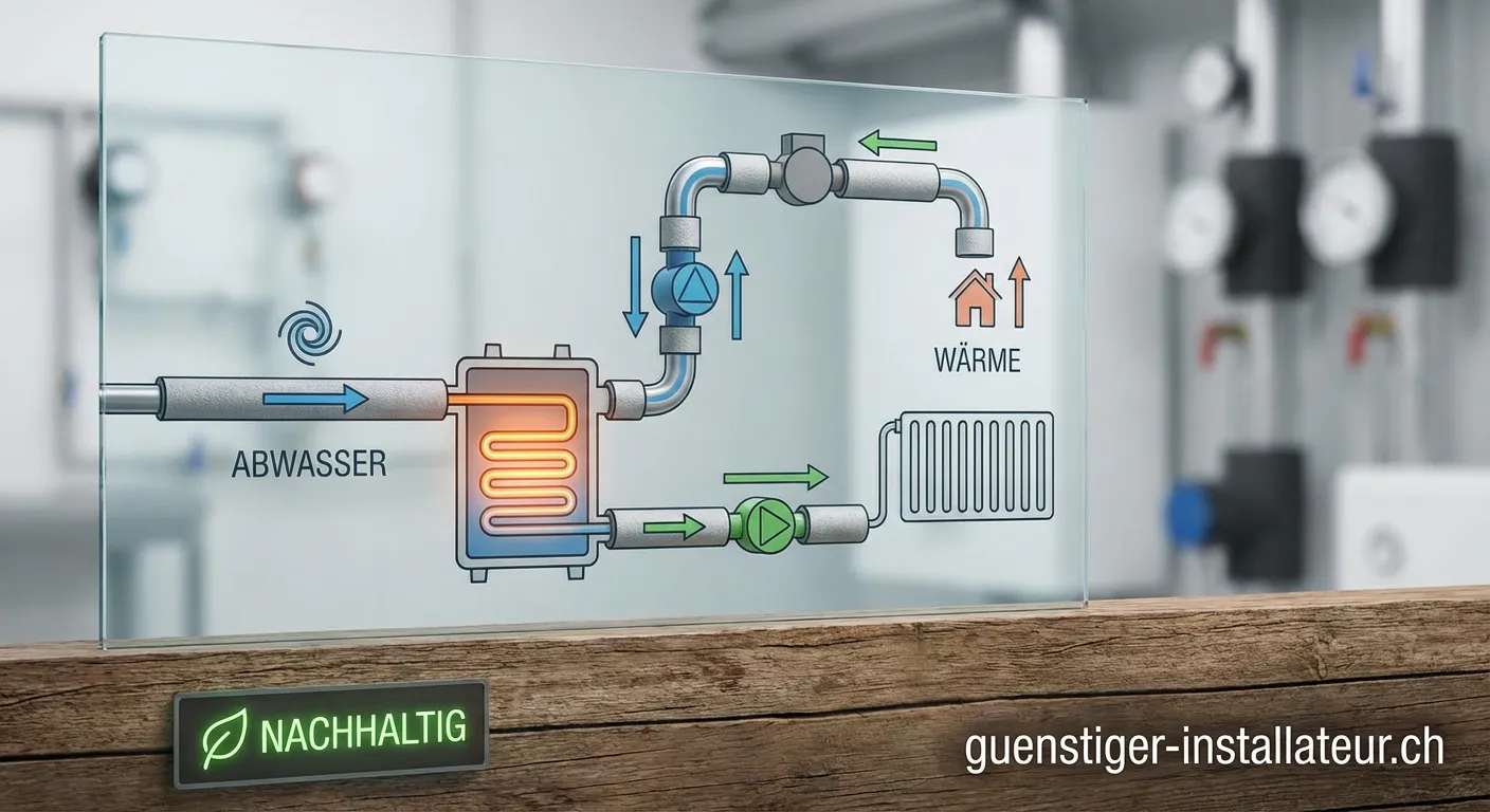 Moderne Anlage zur Gewinnung von Energie aus Abwasser