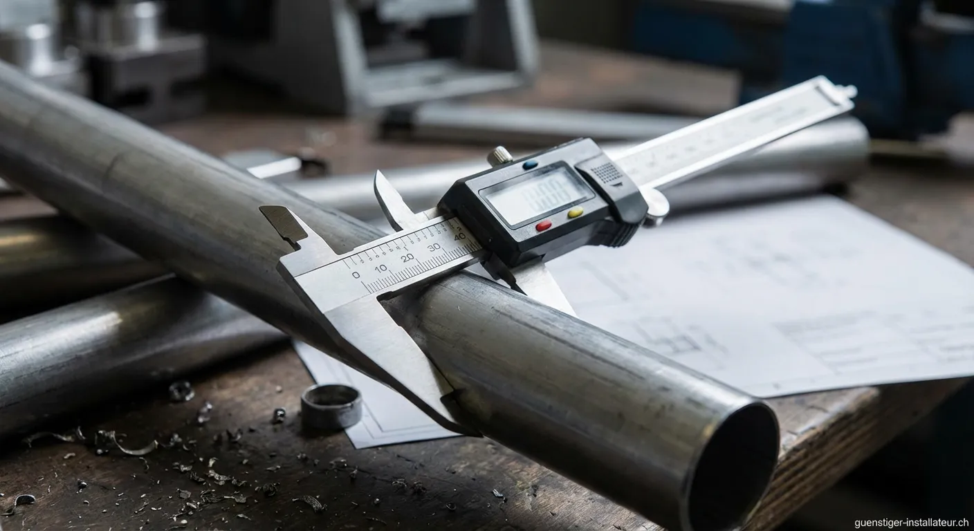 Anwendung Kalibrierwerkzeug an einem Mehrschichtverbundrohr