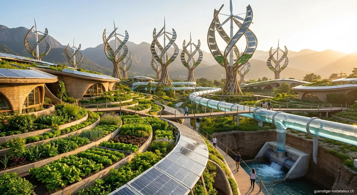 Regenerative Systeme Anlage für erneuerbare Energien