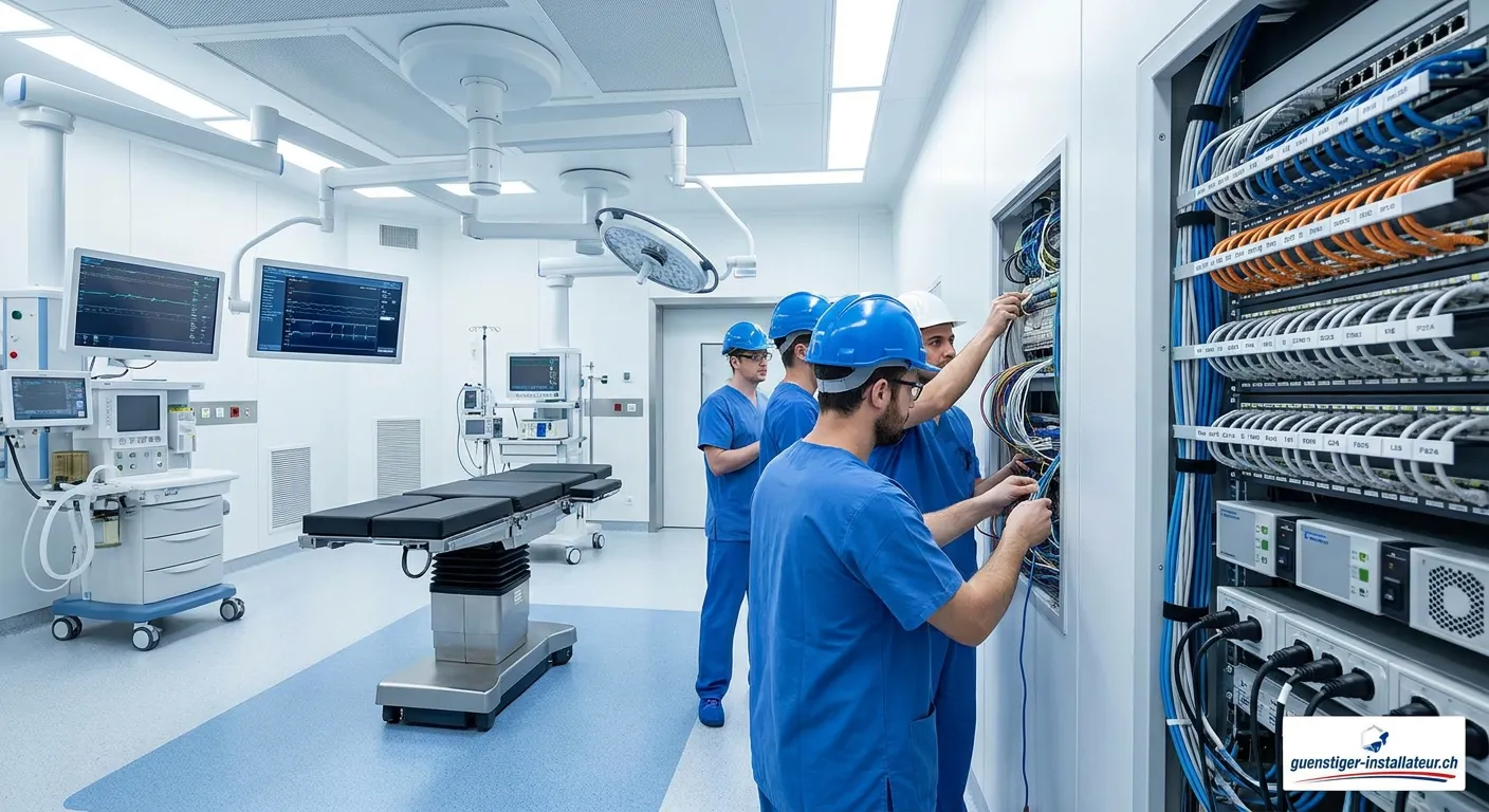 Spital-Installation mit moderner Haustechnik